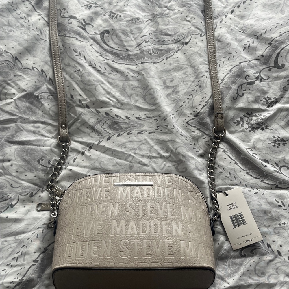 Steve Madden Beige Crossbody Bag
